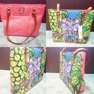 Custom painted Dooney and Bourke purse